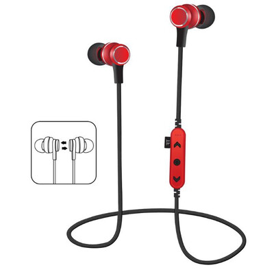 

2018 T12 Metal Magnetic Bluetooth Earphone Headset Sport Wireless Bluetooth Headset With Mic MP3 TF memory card slot