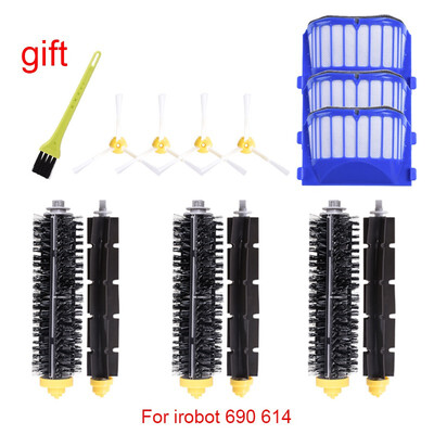 

Robot Vacuum Cleaner Accessories for iRobot Roomba 585 595 600 620 650 690 614 Vacuum Side Brush Filter Main Brush Kits