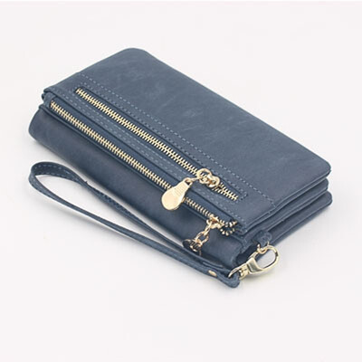 

2018 Ladies Wallet Women Fashion Mobile Phone Bag Korean Frosted Multi-card Pu Wallet Ladies Portable