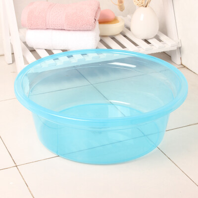 

Jingdong Supermarket Sheng silk still goods transparent plastic wash basin rinse wash wash vegetables bowl blue 36cm 5208