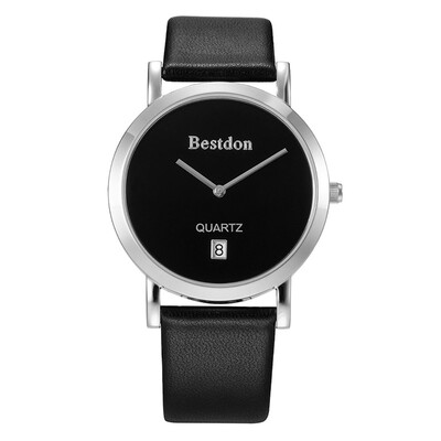 

bestdon bd9951g мужской модной простую водонепроницаемый кварцевые запястье часы (черный + серебро)