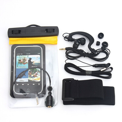 

Yellow Watersport Waterproof Dry Bags Pouch Case Headset For Smartphone 139CM
