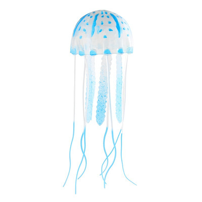 

MyMei Artificial Jellyfish Glowing Effect Nice Beauty Artificial Fake Jellyfish Ornament for Aquarium Fish Tank 6 Colors