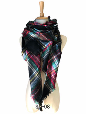 

2018 Winter Triangle Scarf For Women Brand Designer high quality Plaid Scarves Blanket Wholesale Dropshipping