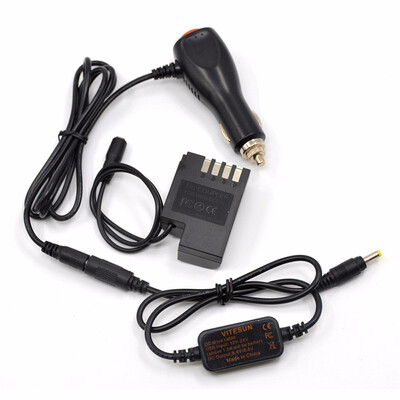 

12V-24V car Cigarette chargerdc adapter cableDMW-DCC12 DMW-BLF19 dummy battery for Lumix DMC-GH3K DMC-GH4 DMC-GH5 GH3 GH4 GH5s