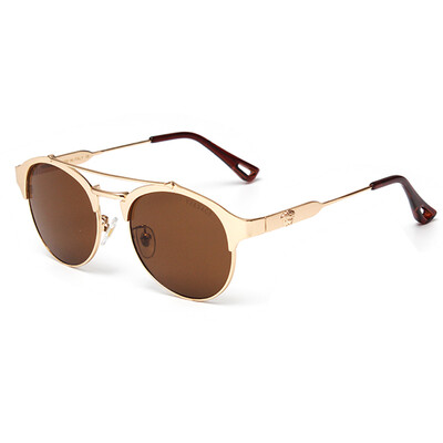 

FEIDU Brand Vintage Metal Round Sunglasses Women Coating Mirror Sun Glasses For Women Oculos De Sol Feminino Steampunk
