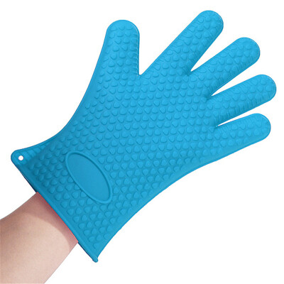 

mymei Kitchen Heat Resistant Silicone Glove Oven Pot Holder Baking BBQ Cooking Mitts