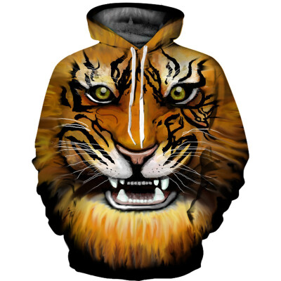 

QL-506 Mens Hoodie 3D Printed Women Pullover Sweater