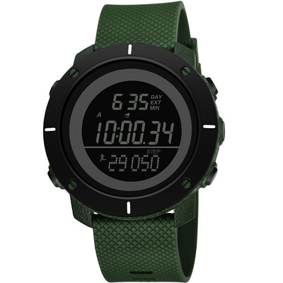 

Sports step fashion mens watch LED electronic watch student sports time record digital electronic watch