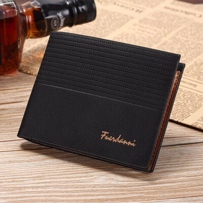 

Mens short wallet business Vintage leisure wallet multi card European&American style temperament leather wallet practical