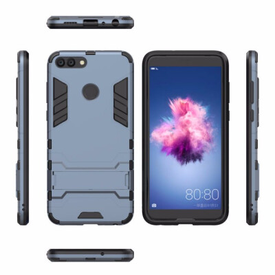 

WIERSS Shockproof Hard Case for Huawei P smart FIG-LA1 FIG-LX1 LX2 LX3 nova lite 2 FIG-L21 Enjoy 7S Combo Armor Case Back Cover