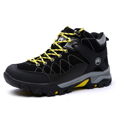 

Men Boots Winter With Fur 2018 Warm Snow Boots Men Winter Boots Work Shoes Men Footwear Fashion Rubber Ankle Shoes