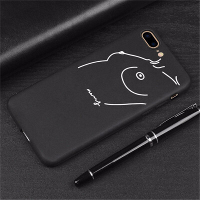 

Relief Phone Case For iPhone 6 6s 7 8 Plus X 5 5s SE Cover Fashion Soft TPU