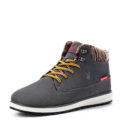 

PLAYBOY brandAutumn&Winter NewCasual bootsWarm retention with sedue&cottonMens shoes