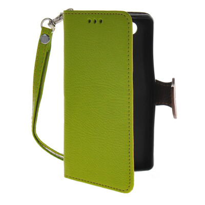 

MOONCASE Litch Skin Leather Wallet Card Holder Pouch with Kickstand Case Cover for Sony Xperia Z3 Compact ( Z3 Mini ) Green