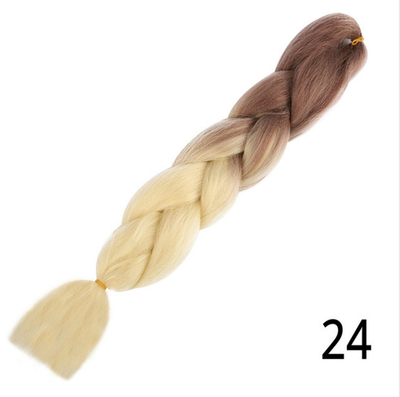 

Jumbo Ombre Braids Braiding Hair Extension 24inch 100gPack Purple Pink Blonde Wigs For Women Synthetic Crochet Hair Extensions