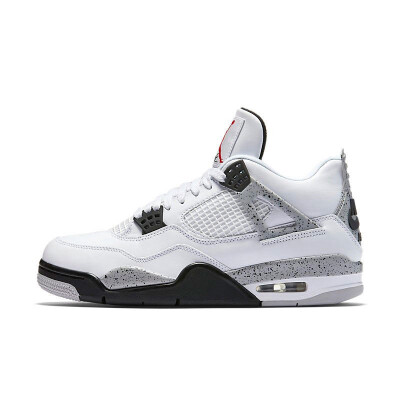 

Nike Air Jordan 4 Retro OG White Cement Mens Basketball Shoes sports shoes 840606-192