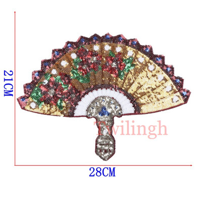 

twilingh Patches Sewing Iron-On Accessories Patchworks Cartoon Deer Embroidered Sequined Patches For Clothing