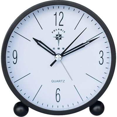 

Polaris POLARIS alarm clock creative student alarm clock mute fashion simple alarm bed small fresh table clock lazy clock SN30 black