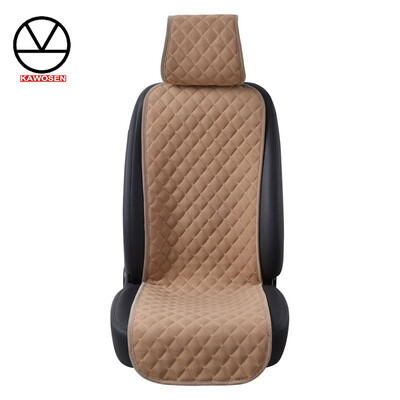 

KAWOSEN 1PCS Car Seat Cover Nano Cotton Velvet Cloth Universal Seat Cushion Protector 4 Colored Car-Styling Interior Accessories
