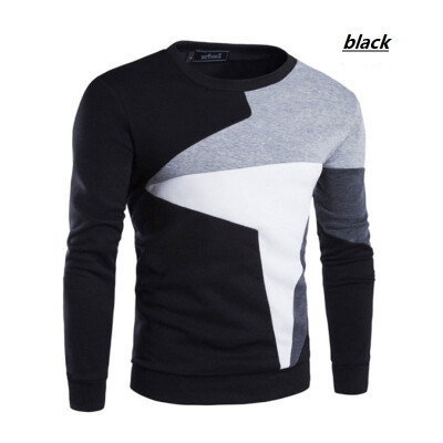 

New fashion mens long sleeve casual sweater sports pullover