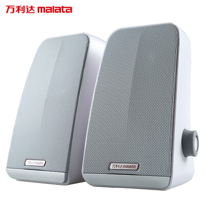 

Malata T55 computer speaker desktop notebook multimedia USB desktop HIFI audio subwoofer white