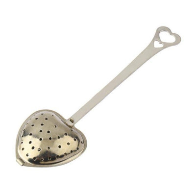 

UpperX Tea strainer Heart Shaped Stainless Steel Leakage of tea Durable Tea strainer 17 6 25cm