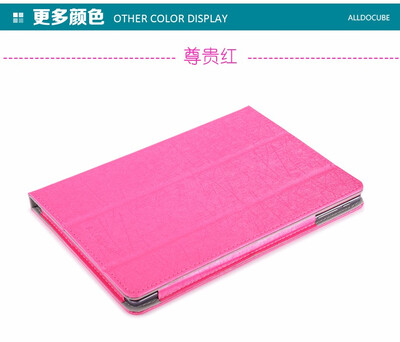 

Fashion 2 fold Folio cube PU leather stand cover case for alldocube power m3 101inch tablet pc