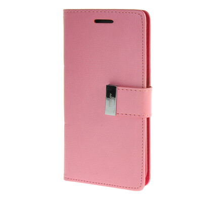

MOONCASE чехол для HTC One M8 Flip Leather Wallet Card Slot Bracket Back Cover Pink