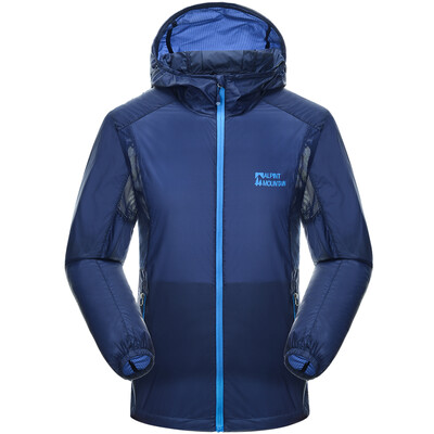 

Elmont ALPINT MOUNTAIN outdoor UPF40 + skin clothing men and women thin sunscreen spring and summer breathable anti-UV skin coat sunscreen 640-106 sky blue M