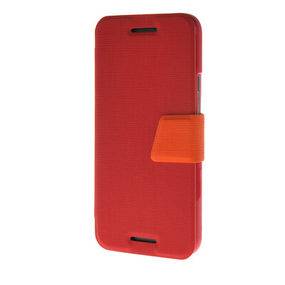 

MOONCASE Ultra Slim Leather Side Flip Wallet Stand Pouch ЧЕХОЛ ДЛЯ HTC One M9 Red