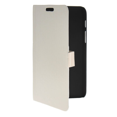 

MOONCASE Slim Leather Flip Wallet Card Pouch with Kickstand Shell Back ЧЕХОЛ ДЛЯ Samsung Galaxy Tab Q T2558 White