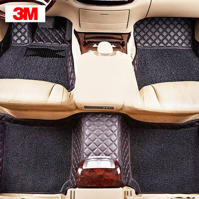 

3M wire circle half surrounded by car mats Lexus RX mats elegant series black
