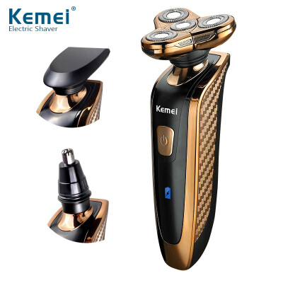 

3 in1 Washable Rechargeable Electric Shaver Triple Blade Electric Shaving Razors Men Face Care 3D Floating