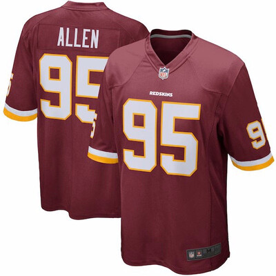 

Mens Washington Redskins Derrius Guice Nike Burgundy 2018 NFL Draft Pick Game Jersey