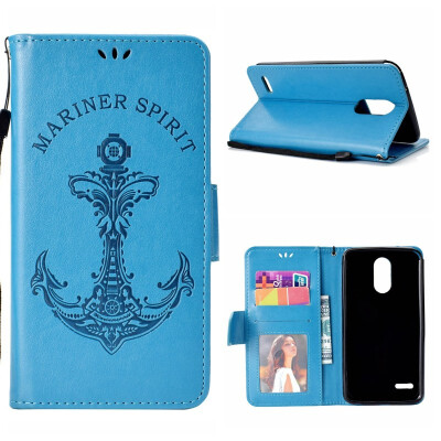 

MOONCASE Google Pixel 2 Embossed Mermaid Anchor Holster - Blue