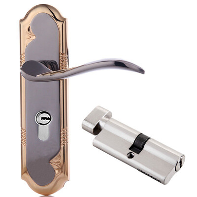 

Yuhuaze YHZ-7603 modern European-style simple interior door lock door lock solid wood door lock elegant earthhouses gold black