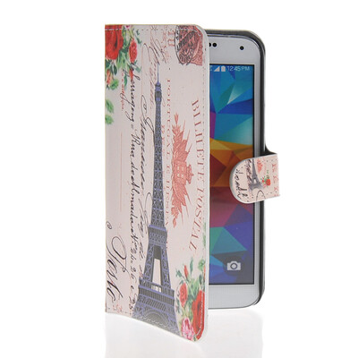 

MOONCASE Scenic Design Leather Side Flip Wallet Card Slot Pouch Stand Shell Back ЧЕХОЛ ДЛЯ Samsung Galaxy S5 I9600