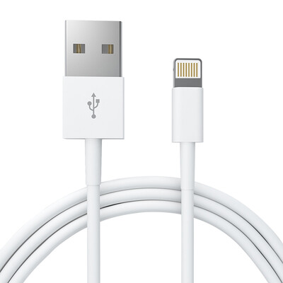 

ESK Apple 6 / 5S / 7 кабель для передачи данных 1 метр белый мобильный телефон зарядное устройство шнур питания поддержка iphone5 / 6s / 7P / SE / ipad air mini