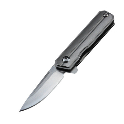 

Mini Key Folding Knife Titanium Alloy D2 multifunctional camping Pocket Knives high hardness multitool