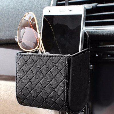 

KAWOSEN PU Leather Car Pocket Organizer Seat Console Gap Filler Side Seat Crevice Storage Box Universal Car Seat Side Gap Pocket