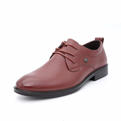 

SHUANGFENG Men Shoes 2018 Autumn New Business Casual Shoes Men Genuine Leather Lace up Shoes for Male Work Footwear