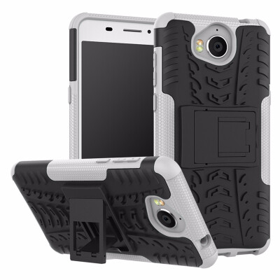 

Goowiiz Phone Case For Huawei Y5 2017Y6 IIHonor 5A Armor Tire Texture Rugged Protection PCTPU Full Protection