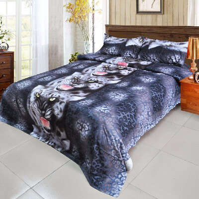 

4x QueenKing Size 3D Flowers Bedding Set Quilt Cover Bedspread 2 Pillowcases