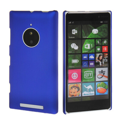 

MOONCASE Hard Rubberized Rubber Coating Devise Back Case Cover for Nokia Lumia 830 Blue