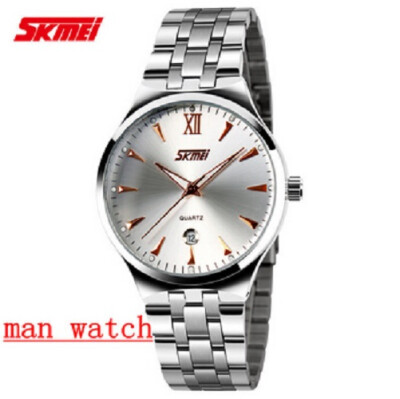 

SKMEI 9071 Men Casual Digital Quartz Watch Full Steel Wristwatch Dive 30m