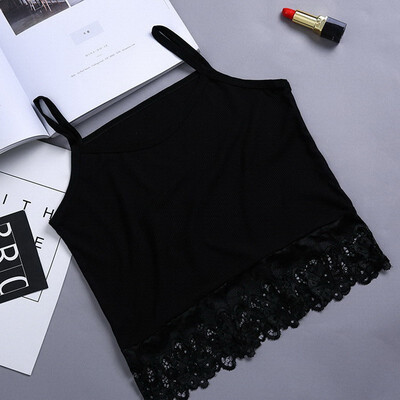 

Sexy Womens Sleeveless Lace Vest Tank Tops Blouse Camisole Crop Top