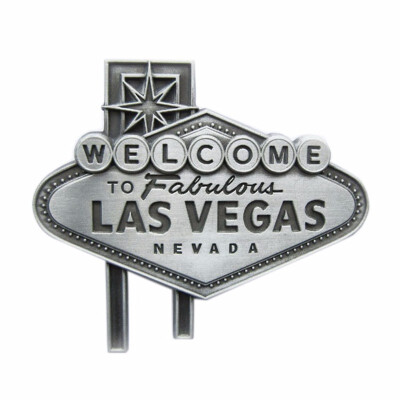 

New Vintage Nevada Las Vegas Sign Belt Buckle Gurtelschnalle Boucle de ceinture