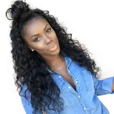 

Lace Front Human Hair Wigs Loose Wave 150 Density 360 Lace Frontal Wig Pre Plucked With Baby Hair