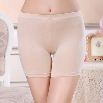 

Free shipping Bamboo fiber waist safety shorts breathable underwear shorts skirt casual summer underwear wholesale